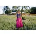 Produktbild: Ramona Lippert Dirndl Trachtenkleid Nadja hochgeschlossen grau pink Rocklänge 65 cm (2-teilig) grau 36