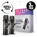 Produktbild: 3x ELFBAR ELFA Turbo I E-Zigarette Pod-System 2x Refillable Leerpod Nachfüllbar