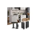 Produktbild: Vicco Regalunterschrank Küchenschrank Küchenzeile R-Line 20 cm Anthrazit Fächer