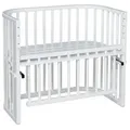 Produktbild: babybay Beistellbett Maxi Comfort Plus Holz Weiß