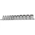 Produktbild: Bgs Technic - Steckschlüssel-einsatz-satz, Sechskant Antrieb Innenvierkant 10 Mm (3/8') Sw 5/16' - 7/8' 11-tlg.