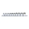 Produktbild: BGS Steckschlüssel-Einsatz-Satz, Sechskant Antrieb Innenvierkant 10 mm (3/8 Zoll) SW 5/16 Zoll - 7/8 Zoll 11 teilig