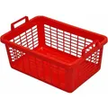 Produktbild: LOCKWEILER Wäschekorb eckig 26 l, 50 cm, rot 103905042