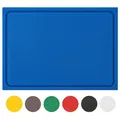 Produktbild: Muvell® stabiles Schneidebrett Kunststoff | Blau, 60x40x2 cm | Spülmaschinenfest, EXTRA dick, messerschonend | Farben & Größen auswählbar | HACCP Fisch Küchenbrett | Schneidbrett mit Saftrille