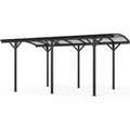 Produktbild: HOME DELUXE - Design Carport - FALO, Anthrazit - Maße: 505 x 300 x 226 / 240 cm - inkl. Montagematerial I Autoüberdachung Garage Unterstand