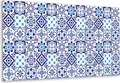 Produktbild: Deko Aufkleber Bodenbeläge PVC für die Küche Wandaufkleber Selbstklebende , Azulejos-Muster - 100 cm x 50 cm