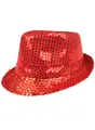 Produktbild: Paillettenhut rot - Glitter und Glam für den Kopf