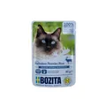 Produktbild: Bozita Pouch Nassfutter Häppchen in Sauce mit Rentier - 12x85g Portionsbeutel getreidefreies & weizenfreies Futter für Katzen - Katzennassfutter für Adult-Katzen mit 8,5% Protein & 4,5% Fettgehalt