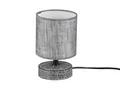 Produktbild: Reality Tischleuchte Marie R50980111 Keramik Grau Stoffschirm E14 exkl.