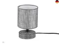 Produktbild: Reality Leuchten Tischleuchte Marie R50980111, Keramik Grau, Stoffschirm Grau,