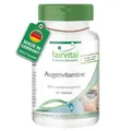Produktbild: Fairvital | Augenvitamine - 60 Tabletten - speziell für die Augen entwickelt - Multivitamin Komplex mit Lutein, Zeaxanthin u.v.m.
