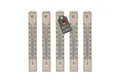 Produktbild: Lantelme Raumthermometer 5 Stück Set Analog Thermometer Beige für Innen Zimmer Außen Garten, 5-tlg., Deutsche Herstellung, Temperatur -30 bis +50 °C, Maße 18 x 2,5 cm