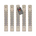 Produktbild: Lantelme 5er-Set Analog-Thermometer Beige | Präzise -30 bis +50 °C
