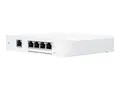 Produktbild: Ubiquiti USW Flex XG Switch Desktop PoE+ - managed - 4 x 100/1000/2.5G/10GBase-T 1 x 10/100/1000 (PoE+) (USW-FLEX-XG)