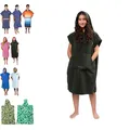 Produktbild: Handtuch Poncho für Erwachsene - Weicher schnell trocknender Bade Poncho aus ...