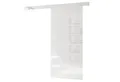 Produktbild: Lookway Schiebetür YORK GLOSSY Weiß mit Weißem Griff – modern, platzsparend und elegant, Breite: 96 cm