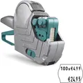Produktbild: METO Preisauszeichner Basic M 1622 E, 2-zeilig, 16-stellig, 22 x 16 mm Etiketten