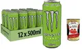 Produktbild: 24x Monster Energy Ultra Paradise - koffeinhaltiger Energy Drink mit Kombination aus Apfel, Kiwi und Gurke - ohne Zucker und ohne Kalorien 500ml + Italian Gourmet polpa 400g
