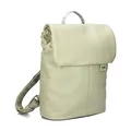 Produktbild: Zwei Damen City-Rucksack Mademoiselle.M MR13 Tagesrucksack 7 Liter, gepolstertes Laptopfach, Magnet-Verschlussklappe, Hauptfach mit Reißverschluss, Rückenpolsterung, klassisch-elegant (jade)