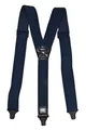 Produktbild: Olata Y Hosenträger mit Kunststoff-Clips für Flughäfen – 4 cm. Dunkelblau