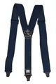 Produktbild: Y Hosenträger mit Kunststoff-Clips für Flughäfen – 4 cm. Dunkelblau