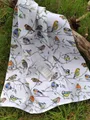 Produktbild: Geschirrtuch Küchentuch 70x50 cm Ambiente Vögel birds Baumwolle Landhaus