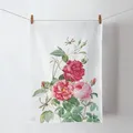 Produktbild: Ambiente Geschirrtuch Küchentuch 70x50 cm Rosen 100% Baumwolle Serie Amber