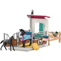 Produktbild: schleich® Horse Club 42611 Pferdebox mit Stute und Fohlen