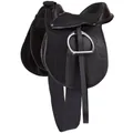 Produktbild: Kerbl Covalliero Sattelset Economy, Pony, schwarz, 15 Zoll, Kammerweite 34,5cm, Synthetikmaterial, P