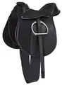 Produktbild: Covalliero Sattelset Economy, Pony, schwarz, 15 Zoll, Kammerweite 34,5cm, Synthetikmaterial, Pferde, rutschhemmend, individuell justierbar