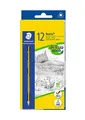 Produktbild: STAEDTLER Bleistift Noris (hohe Bruchfestigkeit, ergonomische Dreikantform, rutschfeste Soft-Oberfläche, Wopex-Material, Härtegrad HB, Kartonetui mit 12 Bleistiften, 183-HB)