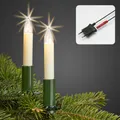 Produktbild: Lichterkette Schaftkerze Christbaum 15 Kerzen Weihnachten Deko Winter Innen