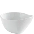 Produktbild: KAHLA 026911A90002C O - The better place Schale oval 0,35 l weiß ovale Suppenschale, hochwertige Schüssel aus Porzellan, Schale mit Relief, Müslischale, Kompottschale, Fine Dining Geschirr