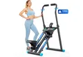 Produktbild: MERACH Stepper für zuhause, 2025 Treppensteiger, vertikaler Klettertrainer (Klappbarer Heimtrainer, höhenverstellbar, 3 Widerstand, LCD-Display, robustes Metallgestell, sicher & platzsparend), Ganzkörper-Workout, rutschfeste Pedale, langlebiges Fitnessgerät