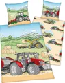 Produktbild: Herding Young Collection Kinderbettwäsche Traktor, Flanell, mit tollem 