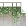 Produktbild: Bilderwelten Balkon, Grün, Kunststoff, Baum/Pflanze/Natur, Rechteckig, 100x75 cm, Sonnen- & Sichtschutz, Sichtschutz Garten, Balkon Sichtschutze