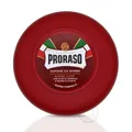 Produktbild: Proraso Rasierseife Rot/Grob Haar Sandelholz Öl & Shea 150ml Topf Döschen Schale