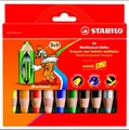 Produktbild: STABILO WOODY AQUARELL-FARBSTIFT 10 STÜCK PACKUNG MULTITALENT-STIFT 3 IN1 NEU
