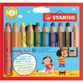 Produktbild: 2 bis 40x STABILO Multitalentstift woody 3 in 1, 10er Kartonetui BIS 25% RABATT