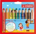 Produktbild: 880/10 STABILO woody 3 in 1 Mehrfarbig 10 Stück(e) ~D~