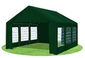 Produktbild: Stabilezelte Partyzelt 4x5 Classic Premium PVC 400 g/m² wasserdicht inkl. Seiten Festzelt Gartenzelt Grün