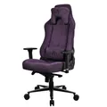 Produktbild: Arozzi Vernazza Premium-Polsterung SoftFabric™ Ergonomischer Computer-/Gaming-/Bürostuhl, Liegestuhl, drehbar, neigbar, höhenverstellbar, Lendenwirbel- und Nackenstütze – Purple