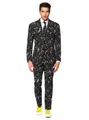 Produktbild: Opposuits Partyanzug Disco Dude Kostüm Anzug - für Karneval Halloween, Mit dem Anzug gehen Dir nie die Lichter aus!