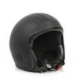 Produktbild: Bores Motorrad Helm Gensler Kult Jethelm mit Textil Innenfutter matt Black