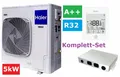Produktbild: SET Luft-Wasser-Wärmepumpe HAIER Monoblock 5 kW AU052FYCRB(HW) | NEOFIX