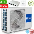 Produktbild: Haier AU082FYCRA(HW) Wärmepumpe Luft Wasser Heizung Brauchwasser Monoblock 7,8kW