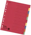 Produktbild: Falken 80086390 Zahlenregister 1-10 Karton farbig A4 5 Farben gelocht mit Orgadr