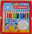 Produktbild: STABILO Trio dick kurz Buntstifte 12er Pack Dreikant-Buntstifte