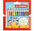 Produktbild: STABILO Trio® dick und kurz Buntstifte farbsortiert, 12 St.