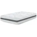 Produktbild: THE WHITE STONE Doppelmatratze 150x190 Carbon Premium Quality, Antibakteriell, Anti-Milben, Anti-Allergie.| Höhe 20 cm | Fabriqué en Italie